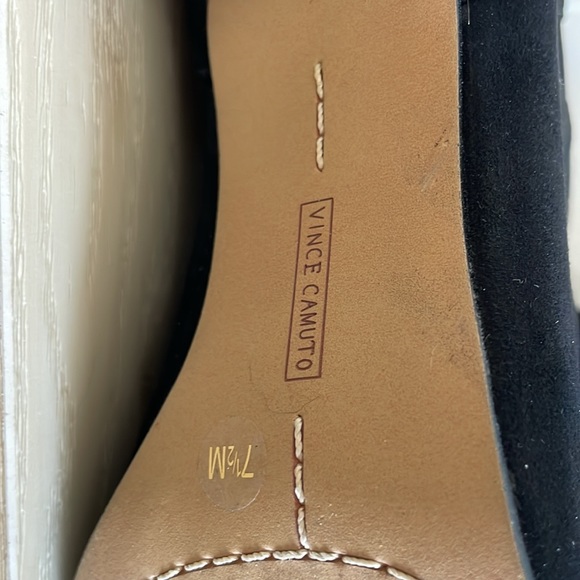 Vince Camuto Back Suede Kitten Heel Boots - Picture 2 of 5